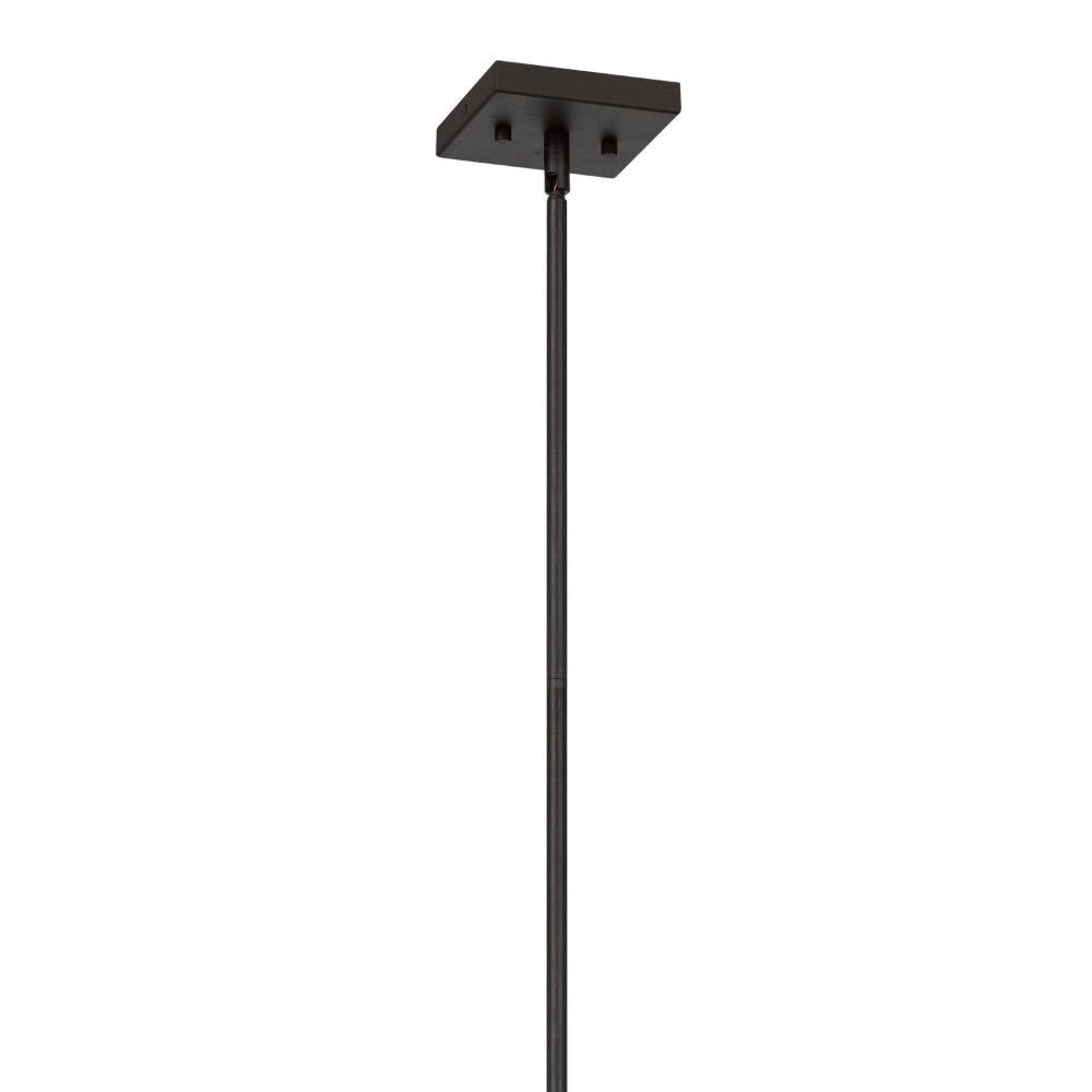 Acia 8 Inch Pendant Light Rustic Brown Organza Shade Wood Metal BM324004