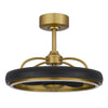 Royo Ceiling Fan Light, 6 Speed 23 Inch Ultra Quiet, LED, Brown Brass