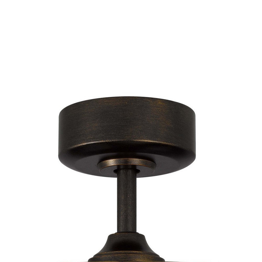 Jilo Remote Control Ceiling Fan Light 6 Speed 31 Inch Bronze Finish BM324023