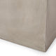 Ebec Outdoor Side Table Modern Cube Light Gray Faux Concrete 22 Inch BM324031