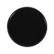 Suma Outdoor End Table, Round 15 Inch Top, Pedestal Base, Black Iron