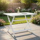 Cami Outdoor Foldable Dining Table, Rectangular 44" White