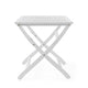 Cami Outdoor Foldable Dining Table, Rectangular 44" White