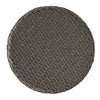 Olum Outdoor Side Table, Barrel Shape, Gray PE Rattan, 18"
