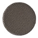 Olum Outdoor Side Table, Barrel Shape, Gray PE Rattan, 18"