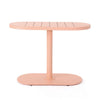 Monalisa 3 Piece Outdoor Bistro Set with 1 Oval Table, 2 Chairs, Pink