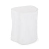 Outdoor End Table Tree Stump Design White Concrete Frame 16 Inch BM324091