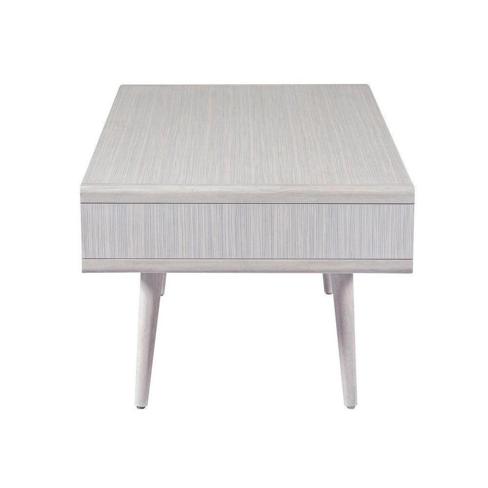 Camy Coffee Table Brown Cane Woven Doors Open Shelf White 48’’ BM324180