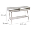 Camy Sofa Console Table 2 Open Cubbies 1 Lower Shelf White 48’’ BM324182