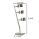 30’’ Table Lamp Stackable 3 Task Light Metal Shades Nickel Silver BM324186