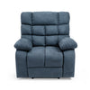 Zoi Power Recliner Chair, 5 Massage Modes, Pillow Tufted Gray Fabric