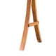 Outdoor Swing Support with Loveseat Chair, Teak Brown Solid Larch Wood