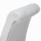 Feni Dining Parsons Chair Set of 2, Tufted Rolled, Off White Linen