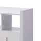 Beak Shoe Bench 3 Open Shelves 1 Drawer 34’’ White Finish By Casagear Home BM324279
