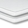 Sly 6 Inch Twin Size Mattress Set of 2 Medium Polyurethane Foam Core