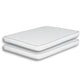 Sly 6 Inch Twin Size Mattress Set of 2, Medium Polyurethane Foam Core