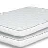 Sly 6 Inch Full Size Mattress Set of 2 Medium Polyurethane Foam Core