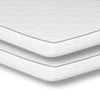 Sly 6 Inch Full Size Mattress Set of 2 Medium Polyurethane Foam Core