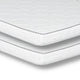 Sly 6 Inch Full Size Mattress Set of 2 Medium Polyurethane Foam Core