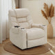 Aira Power Recliner Lift Chair w Heating Massage, Gray Faux Leather