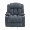 Mario Power Recliner Chair with Lift Heating Massage Blue Velvet BM324343