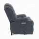 Mario Power Recliner Chair with Lift Heating Massage Blue Velvet BM324343