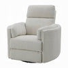 Siri Swivel Glider Recliner Chair Plush Beige Boucle Soft Cushioned BM324353