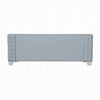 Reah Sofa Knitted Light Blue Chenille White Composite Wood 85’’ BM324358