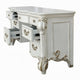 Antoine Vanity Desk 7 Drawers Antique Silver Wood Gold Metal 65’’ BM324376