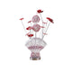 Accent Table Lamp LED Red Roses Fan Crystal Vase Chrome 22’’ BM324414
