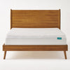 Ozzy Full Size Bed with Panel Headboard Natural Brown Acacia Wood BM324463