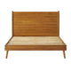 Ozzy Full Size Bed with Panel Headboard Natural Brown Acacia Wood BM324463