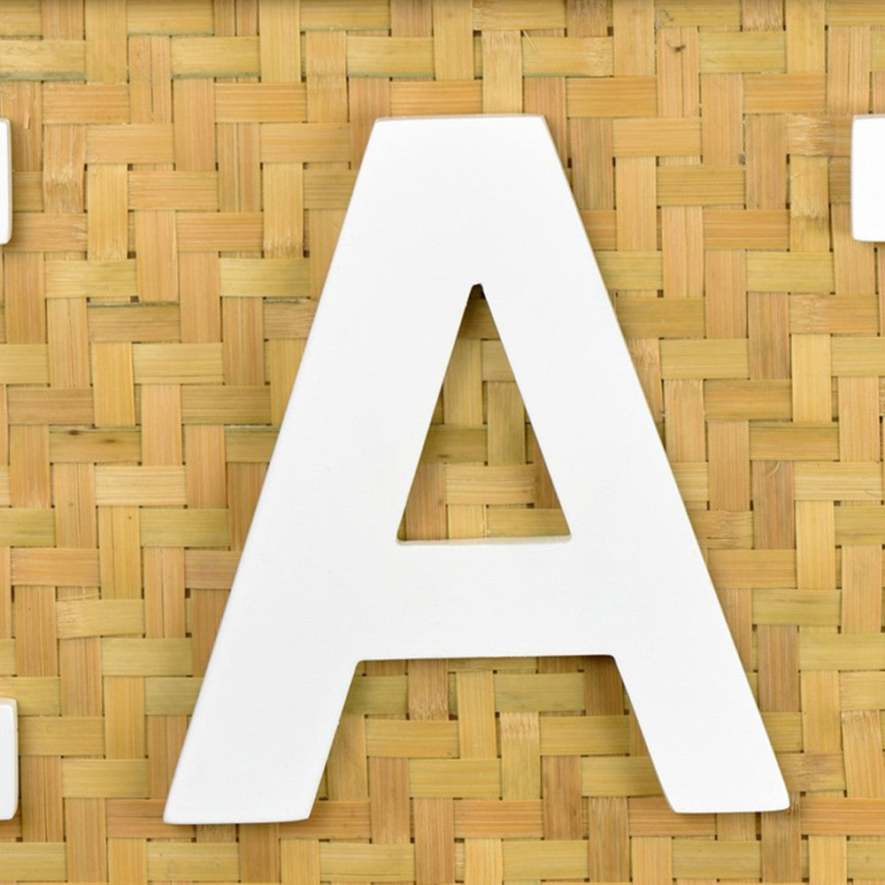 Eat Wall Decor Sign 24’’ Brown Wood Background White Woven Text BM324548