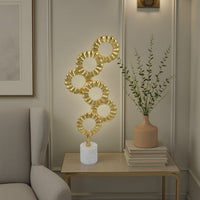 Gold, White