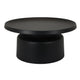 Ricca Plant Stand Table Black Metal Round 29’’ Top Pedestal Base
