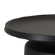 Ricca Plant Stand Table Black Metal Round 29’’ Top Pedestal Base