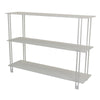 Rasha 3 Tier Storage Rack Rack Spacious Shelves White Metal 44’’