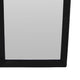 Wall-Mounted Mirror with Tall Rectangular Frame 24 x 71 Black Metal BM324658
