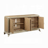 Sideboard Buffet Console with 2 Dual Door Cabinets 73 Inch Brown Wood BM324674