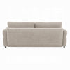 Isy Sofa with Pull Out Sleeper Removable Cushions 2 Pillows Beige BM324717