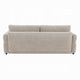 Isy Sofa with Pull Out Sleeper Removable Cushions 2 Pillows Beige BM324717