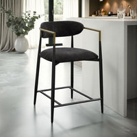 Black, Antique Brass