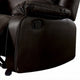 Zuru Motion Manual Rocker Recliner Chair Plush Brown Faux Leather BM324736