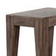 Yael Accent Side Table Tapered Legs 25 Inch Rectangular Brown BM324748