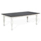 Orso Dining Table, White Mindi Wood, Rectangular Extendable 60-84"