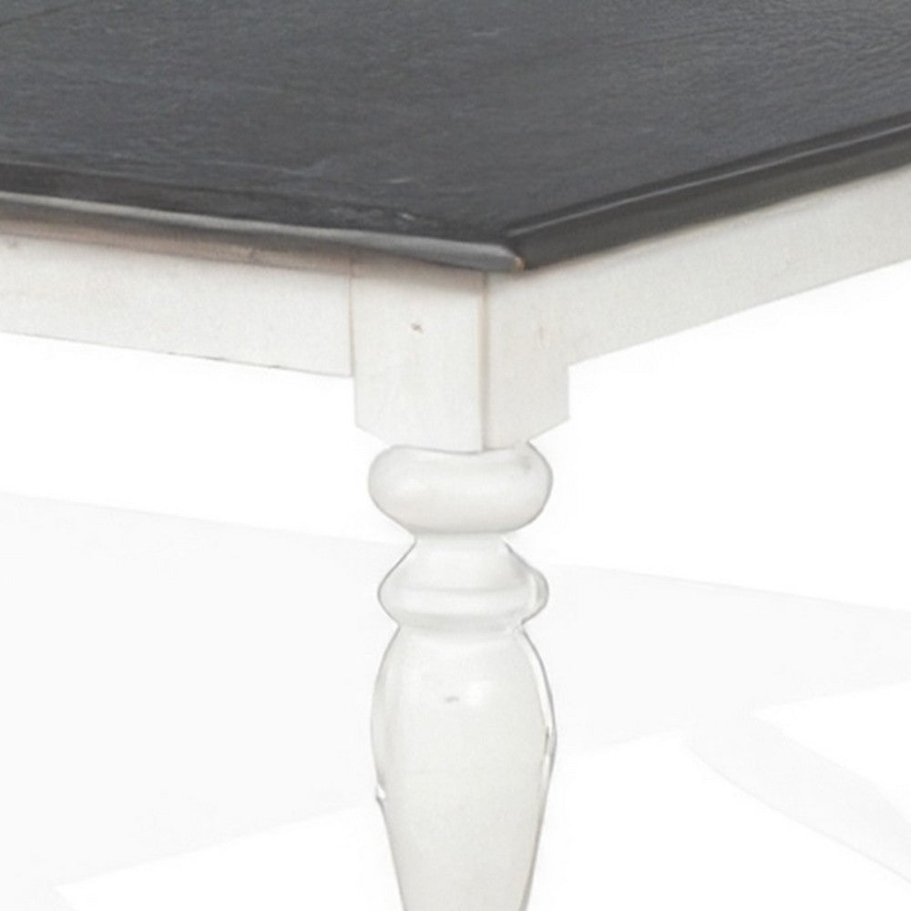 Orso Dining Table, White Mindi Wood, Rectangular Extendable 60-84"