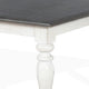Orso Dining Table White Mindi Wood Rectangular Extendable 60-84’’ BM324799