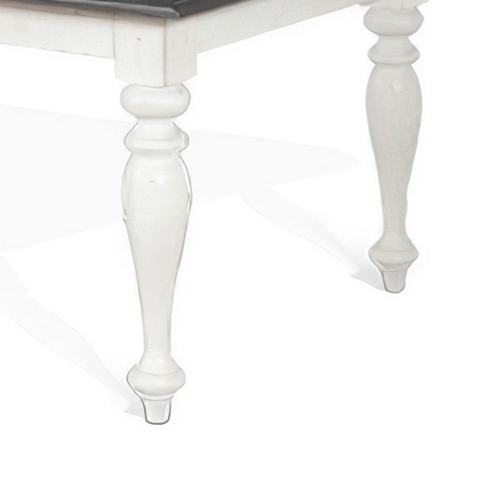 Orso Dining Table, White Mindi Wood, Rectangular Extendable 60-84"
