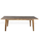 Kerry Dining Table, Light Brown Acacia Wood, Rectangular 86" Top