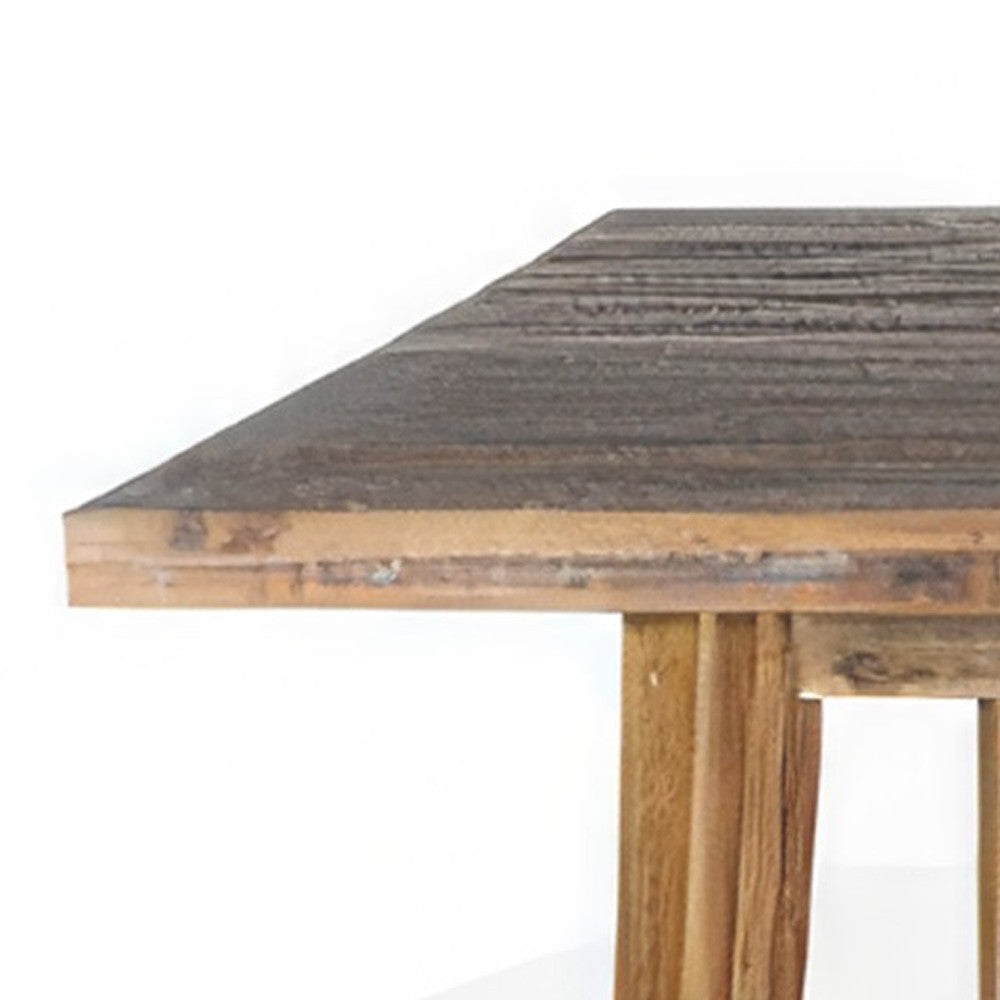 Kerry Dining Table Light Brown Acacia Wood Rectangular 86’’ Top BM324803